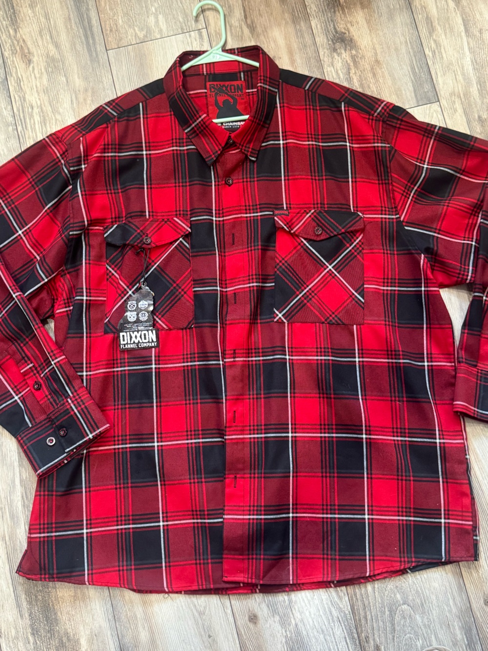 Men’s Dixxon “the chainsaw” flannel size 5xl new with tags